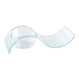 Talíř pro Ochutnávky "Water Green" Vlna 9,5x4,2 cm (50 Ks)