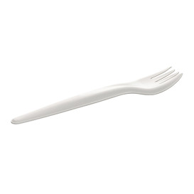 Bílá papírová vidlička 17cm (1.000 ks)
