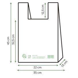 Mikrotenová Taška Home Compost “Classic” 35x45cm (1.000 Ks)