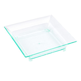 Talíř pro Ochutnávky "Water Green" 6,5x6,5x1,5cm (720 Ks)