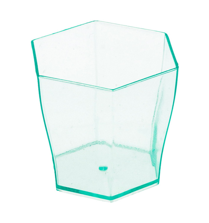 Kelímek Šestihranný pro Ochutnávky "Water Green" 60ml (24 Ks) Kelímek Šestihranný pro Ochutnávky "Water Green" 60ml (24 Ks)