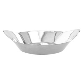 Plastový Misky pro Ochutnávky Ovál Stříbrný 30ml 8x2 cm (500 Ks)