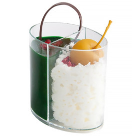 Plastové Kelímek Double pro Ochutnávky Průhledný 60ml (100 Ks)