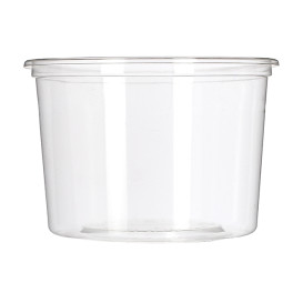 Miska Kompostovatelné PLA Průhledný 480ml (50 Ks)
