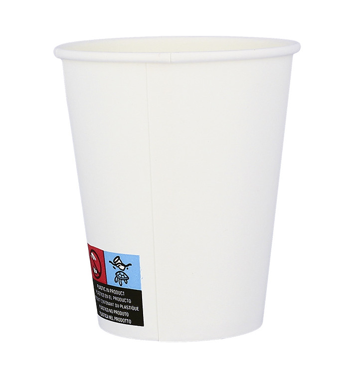 Kartonové Kelimek ECO 8 Oz/240ml Bílý Ø8cm (50 Ks) Kartonové Kelimek ECO 8 Oz/240ml Bílý Ø8cm (50 Ks)