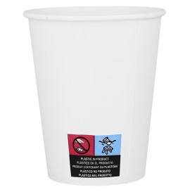 Kartonové Kelimek ECO 8 Oz/240ml Bílý Ø8cm (50 Ks)