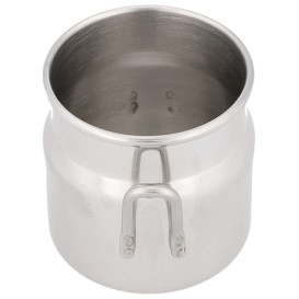 Mini Nádoba na Mléko pro Prezentaci Inox 90ml (12 Ks)