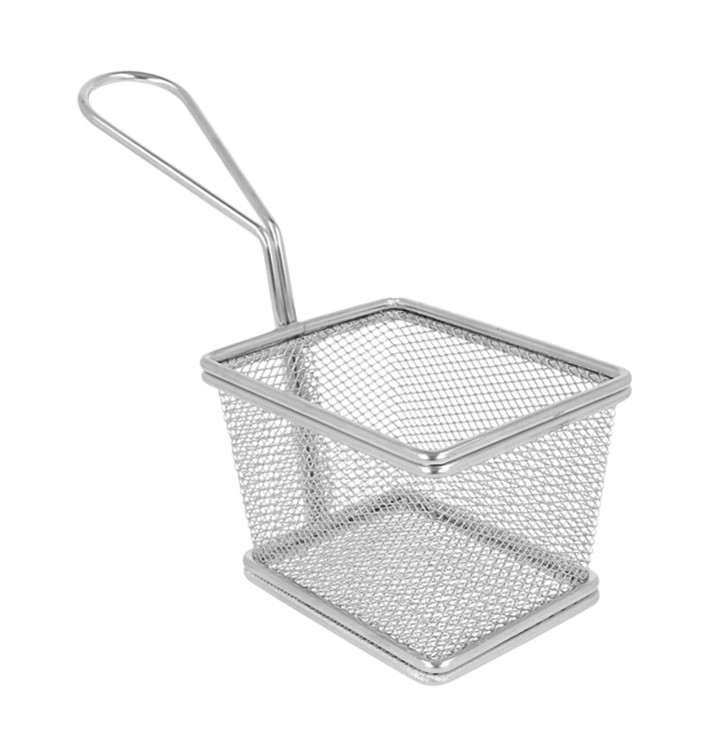 Mini Fritéza pro Prezentaci Ocel 10x9x6cm (1 Ks) Mini Fritéza pro Prezentaci Ocel 10x9x6cm (1 Ks)