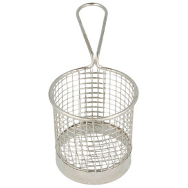 Mini Fritéza pro Prezentaci Ocel 9,3x8,5cm (1 Ks)