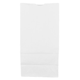 Papírové Sáčky bez Plochým Kraft Bílá 60g/m² 18+11x34cm (25 Ks)