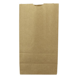 Papírové Sáčky bez Plochým Kraft Hnědý 45g/m² 15+9x28cm (25 Ks)