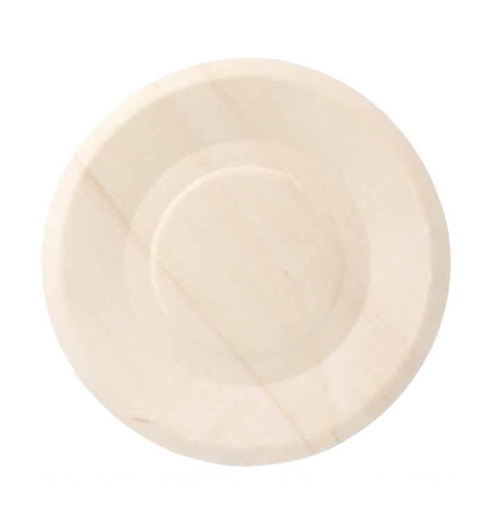 Talíř Dřevěný Kulatý Ø15,5cm (300 Ks) Talíř Dřevěný Kulatý Ø15,5cm (300 Ks)
