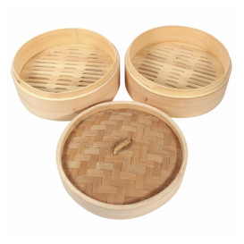 Parní Hrnce Bambusové Maxi Ø20x6cm (32 Ks)