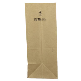 Papírové Sáčky bez Plochým Kraft 50g/m² 22+12x30cm (1000 Ks)
