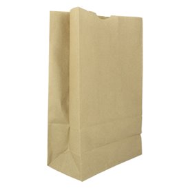 Papírové Sáčky bez Plochým Kraft 60g/m² 18+11x34cm (500 Ks)