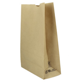 Papírové Sáčky bez Plochým Kraft 60g/m² 18+11x34cm (25 Ks)