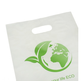 Igelitová Taška s Průhmatem Bio Home Compost 20x33cm (3000 Ks)