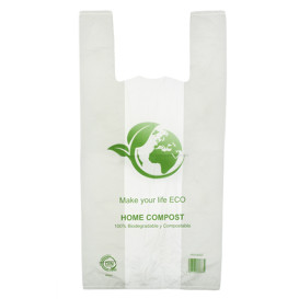 Mikrotenová Plastové Taška Bio Home Compost 40x50cm (100 Ks)