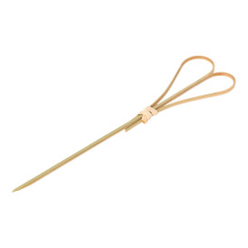 Bambusové Špejle Zdobené Srdce 120 mm (100 Ks)