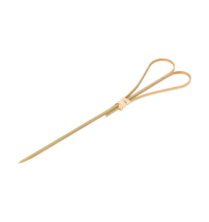 Bambusové Špejle Zdobené Srdce 120 mm (100 Ks) Bambusové Špejle Zdobené Srdce 120 mm (100 Ks)