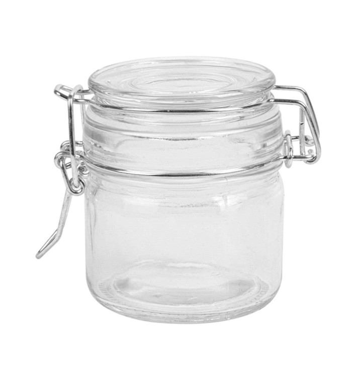 Vzduchotěsná Zavařovací Sklenice 80 ml Ø6x7cm (48 Ks) Vzduchotěsná Zavařovací Sklenice 80 ml Ø6x7cm (48 Ks)