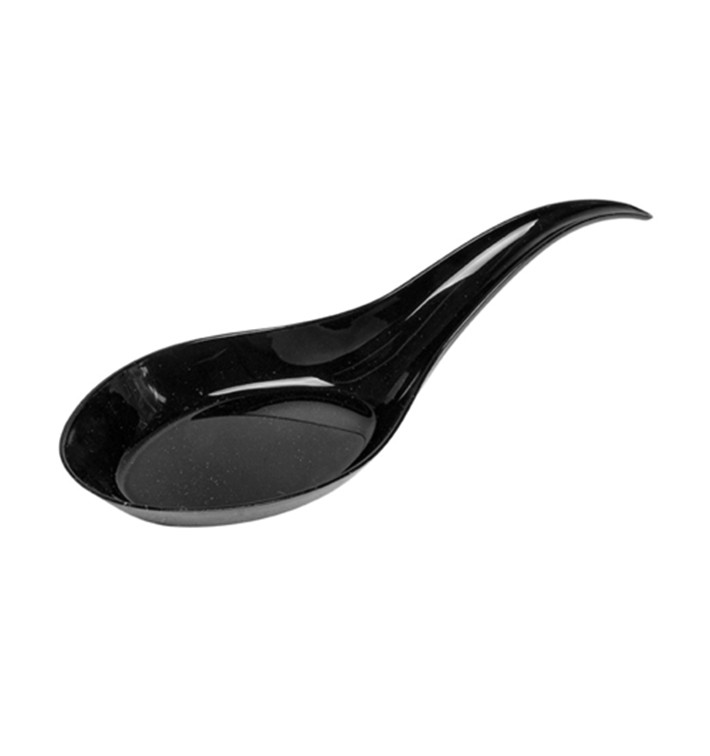Plastové lžíce pro Ochutnávky Černá 12 cm (100 Ks) Plastové lžíce pro Ochutnávky Černá 12 cm (100 Ks)
