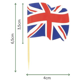 Napichovátka Vlajky " UK " 65mm (144 Ks)