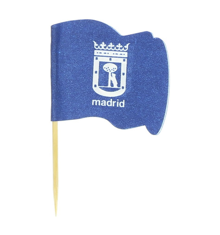 Napichovátka Vlajky " Madrid " 65mm (144 Ks) Napichovátka Vlajky " Madrid " 65mm (144 Ks)