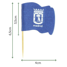 Napichovátka Vlajky " Madrid " 65mm (14400 Ks)