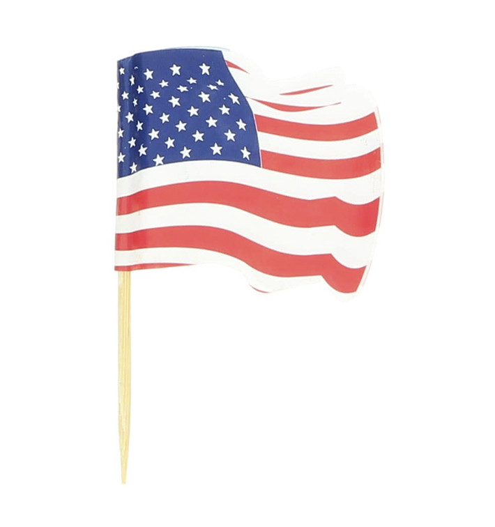 Napichovátka Vlajky " USA " 65mm (144 Ks) Napichovátka Vlajky " USA " 65mm (144 Ks)