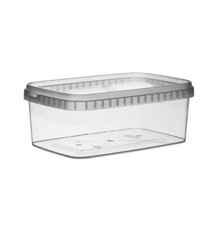 Obaly Plastové a Víčko s Integrovaným Víčkem 1200ml 192x126mm (13 Ks) Obaly Plastové a Víčko s Integrovaným Víčkem 1200ml 192x126mm (13 Ks)
