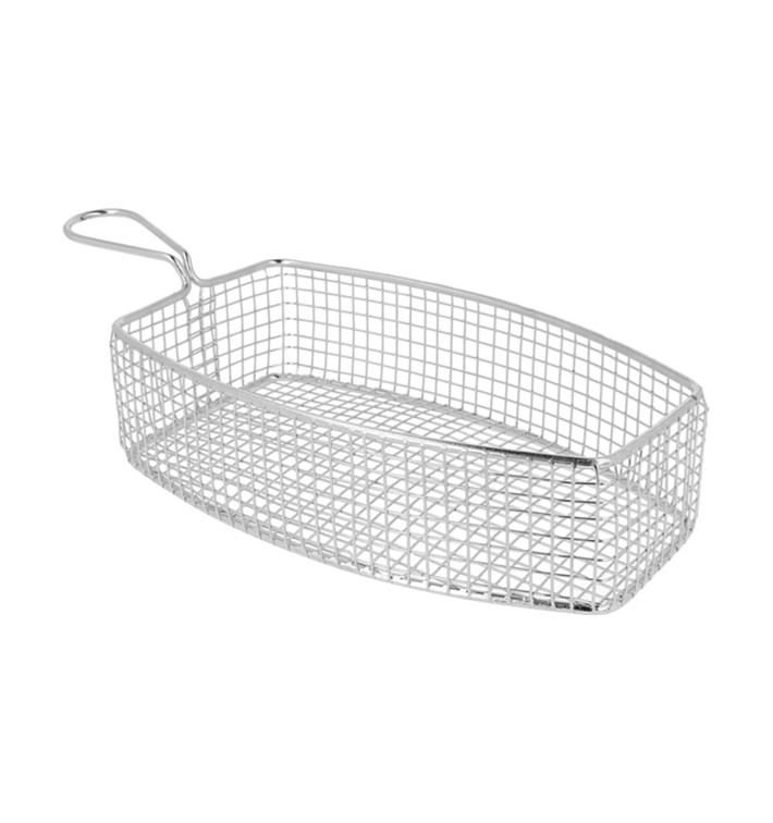 Mini Fritéza pro Prezentaci Ocel 23x13x6cm (1 Ks) Mini Fritéza pro Prezentaci Ocel 23x13x6cm (1 Ks)