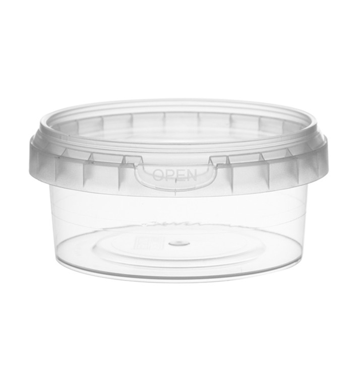Plastové Obaly s Víčko s Integrovaným Víčkem 180 ml Ø9,5 (505 Ks) Plastové Obaly s Víčko s Integrovaným Víčkem 180 ml Ø9,5 (505 Ks)