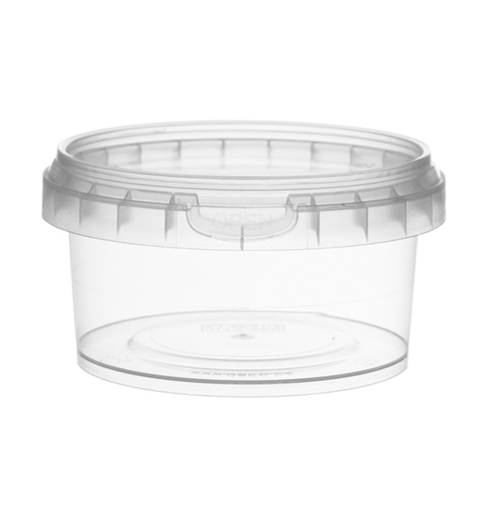 Plastové Obaly s Víčko s Integrovaným Víčkem 210 ml Ø9,5 (13 Ks) Plastové Obaly s Víčko s Integrovaným Víčkem 210 ml Ø9,5 (13 Ks)