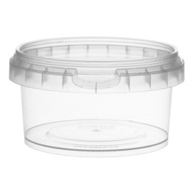Plastové Obaly s Víčko s Integrovaným Víčkem 210 ml Ø9,5 (494 Ks)
