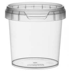Plastové Obaly s Víčko s Integrovaným Víčkem 155 ml Ø6,9 (960 Ks)
