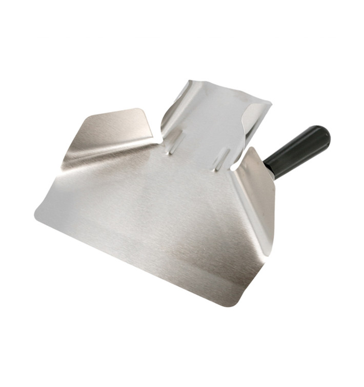 Lopatna Hranolky 1 s Rukojetí Inox Stříbrný 20x22,5x5 cm (1 Ks) Lopatna Hranolky 1 s Rukojetí Inox Stříbrný 20x22,5x5 cm (1 Ks)