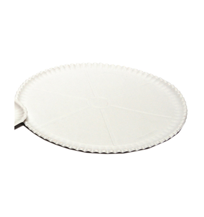 Talíř na Pizza Karton Bílý Ø33cm (200 Ks) Talíř na Pizza Karton Bílý Ø33cm (200 Ks)