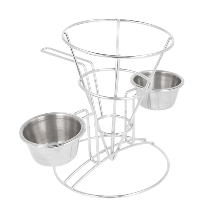 Koš pro Prezentaci Ocel 2 Miska s Ø108x152mm (12 Ks) Koš pro Prezentaci Ocel 2 Miska s Ø108x152mm (12 Ks)