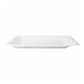 Papírové Talíř Biocated Bílý Čtvercový 18cm (20 Ks)