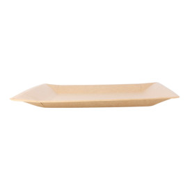 Papírové Talíř Biocated Přírodní Čtvercový 18cm (20 Ks)