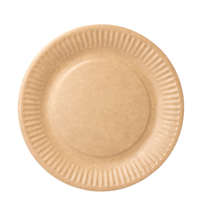 Papírové Talíř Biocated Přírodní Relieve Ø18cm (20 Ks) Papírové Talíř Biocated Přírodní Relieve Ø18cm (20 Ks)
