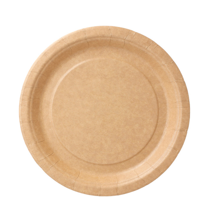Papírové Talíř Biocated Přírodní Ø18cm (20 Ks) Papírové Talíř Biocated Přírodní Ø18cm (20 Ks)