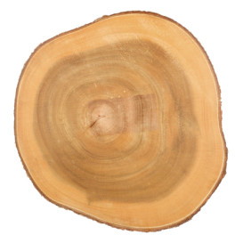 Podnos pro Prezentaci Stůl Dřevěný Ø230x35mm (6 Ks)
