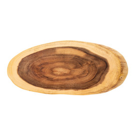 Podnos pro Prezentaci Oválný Dřevěný 508x203x19mm (1 Ks)