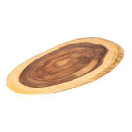 Podnos pro Prezentaci Oválný Dřevěný 508x203x19mm (1 Ks)