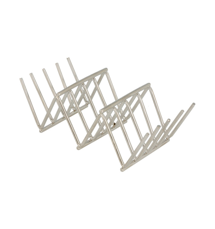 Stojan na Sendviče Ocel 118x51x37mm (12 Ks) Stojan na Sendviče Ocel 118x51x37mm (12 Ks)