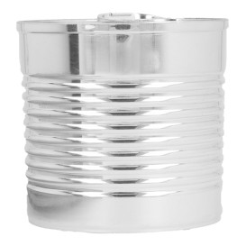Konzervační Nádoba Stříbrný PS 220ml Ø7,4x7,3cm (100 Ks)