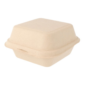Krabička na Hamburger z Cukrové Třtiny 152x152x84mm (50 Ks)