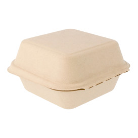 Krabička na Hamburger z Cukrové Třtiny 152x152x84mm (50 Ks)